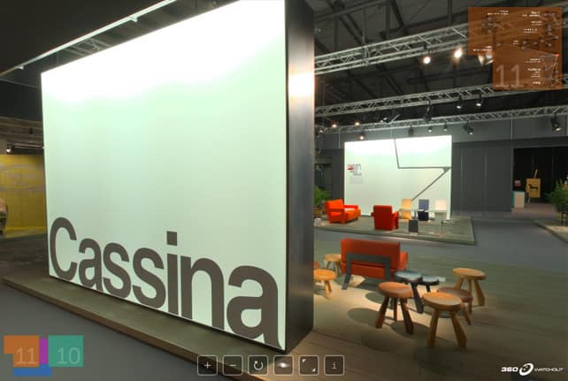 Stand di Cassina alla fiera di Verona
