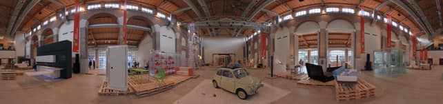 Fabbrica del Vapore proiezione sferica